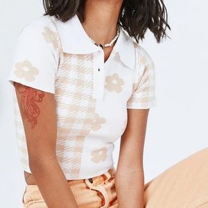 Princess Polly Lainey Top White/Beige